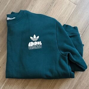 Adidas Teal Crewneck Sweater